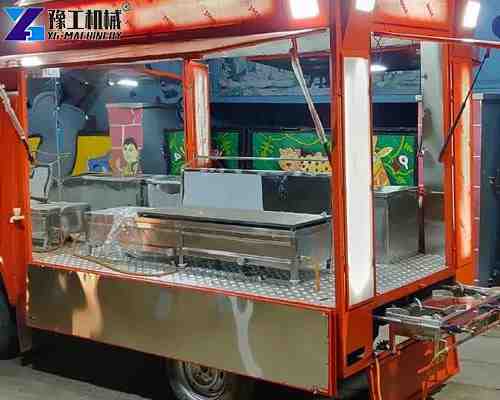 BBQ food kitchen trailer