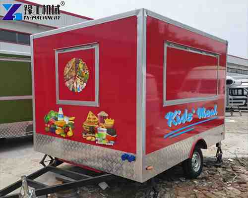 Children's meal food kitchen trailer