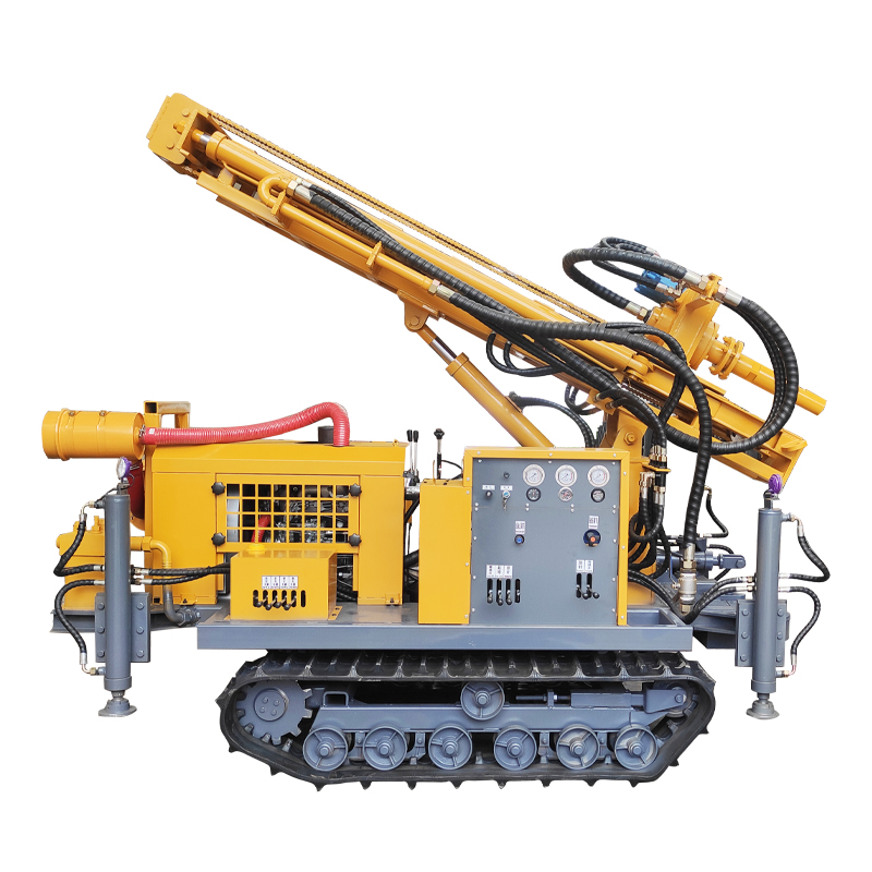 crawler mounted water well drilling rig