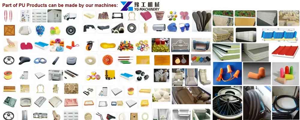 PU foam machine applications