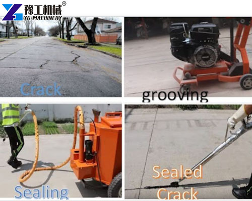 portable crack sealing machine usage scenarios