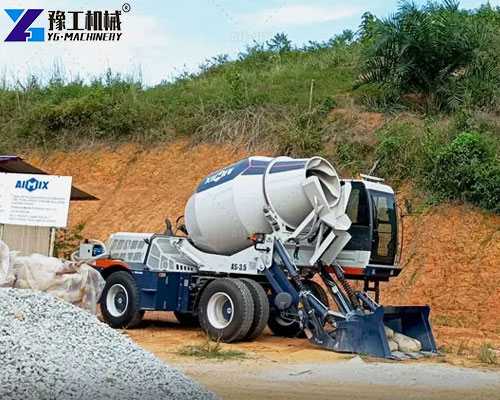 automatic concrete mixer machine