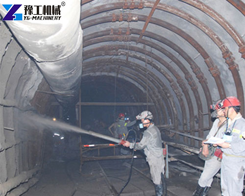 cement mortar spray machine