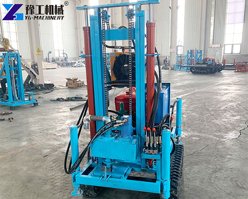 crawler type portable water well drilling