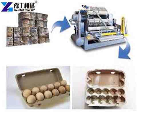 egg tray machine production process