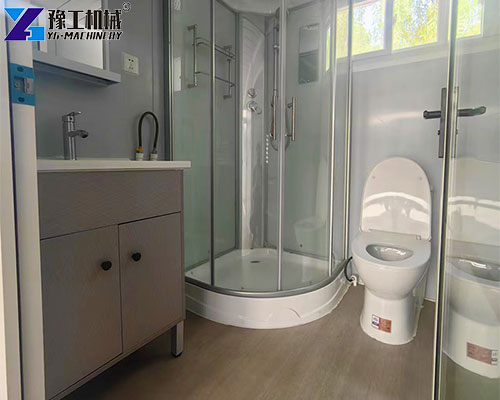 expandable modular house bathroom