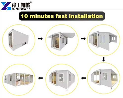 foldable houses quick installation