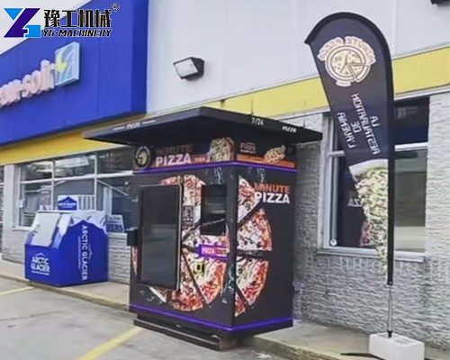 hot pizza vending machine usage
