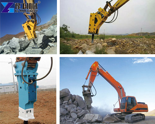 hydraulic rock breaker machine application