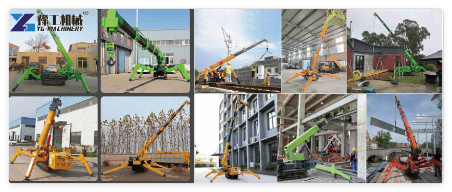 mini mobile crane application