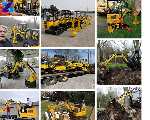 small excavation equipment use
