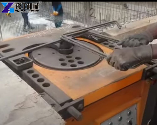 steel rod cutting machine use case