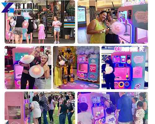 cotton candy vending machines