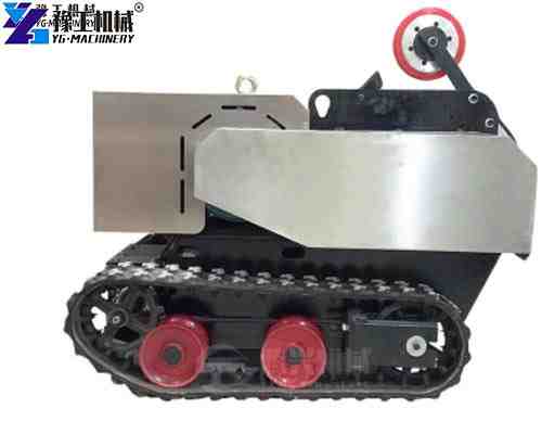 mobile crawler type wire saw machine