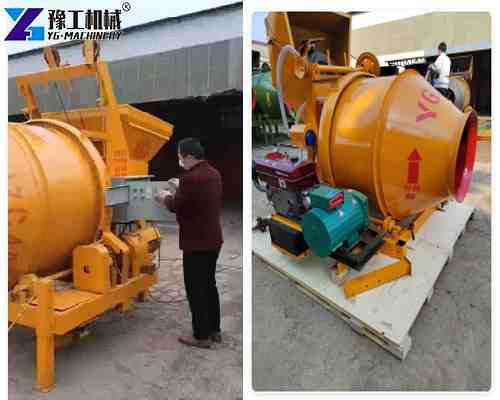 YG concrete machine truck