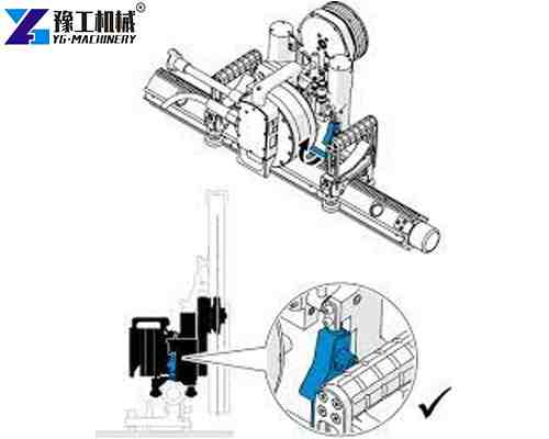 YG hydraulic wall saw diagram