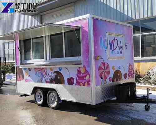 YG mobile ice cream trailer