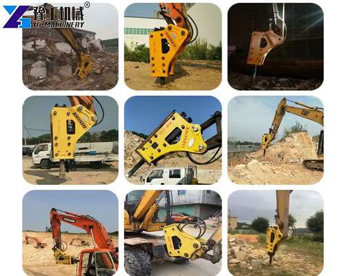 breaker attachment for excavator application