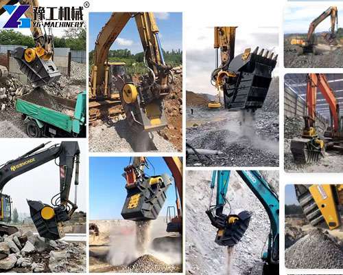 bucket crusher for excavator application