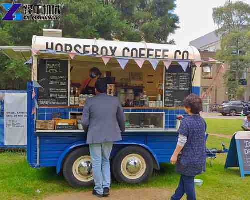 coffee food trailer by the roadside