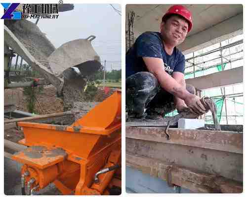 concrete pump application