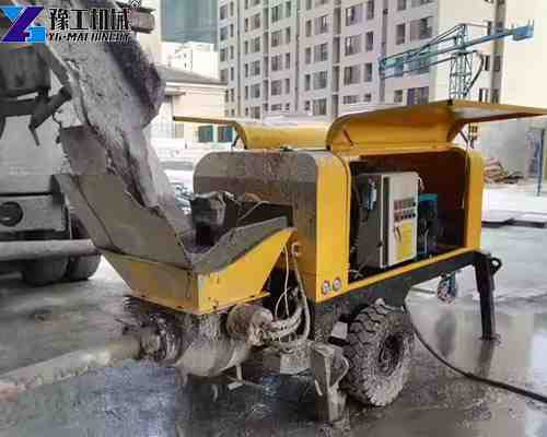 concrete pump trailer