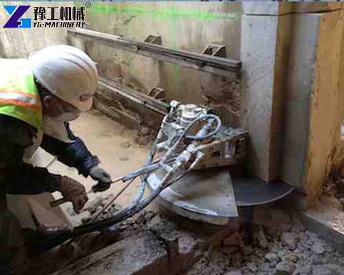 concrete wall cutting saw usage