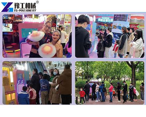 cotton candy machine automatic application