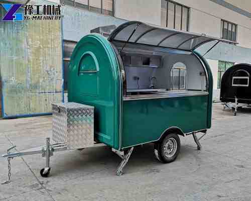 custom ice cream trailer in YG