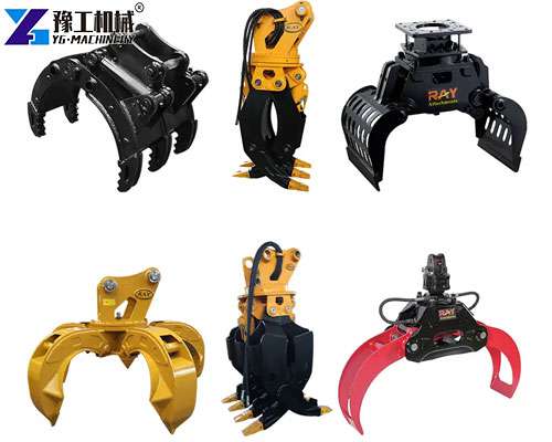 electro hydraulic grab types