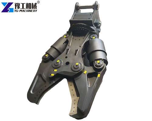excavator demolition shear