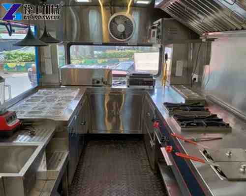 food kitchen trailer internal structure