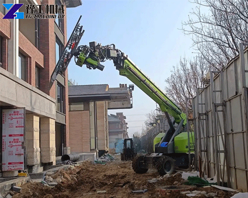 glass lifter machine mounted on telehandler for glass handling