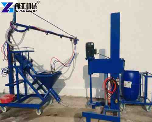 grc glass mortar concrete spraying machine
