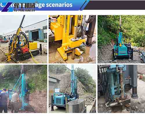hydraulic drilling machine usage scenario