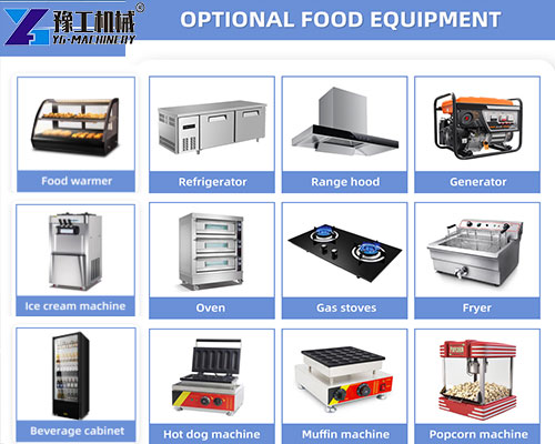 kitchen trailer Optional accessories