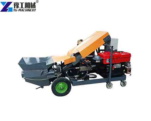 mini concrete pump machine in YG machinery