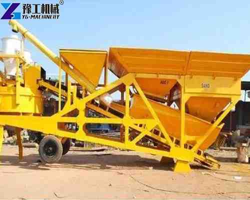 mini mobile batching plant price