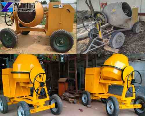 mobile concrete mixer