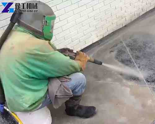 mobile sandblasting equipment usages