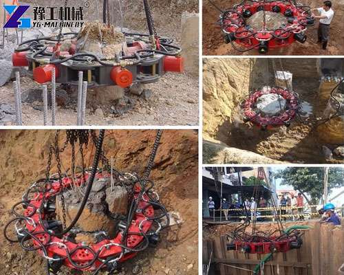 pile breaking machine