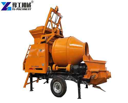 portable concrete mixer