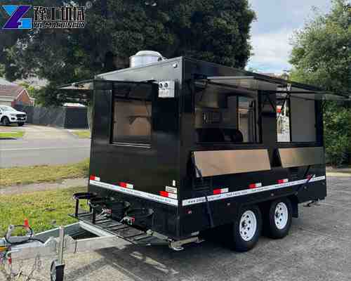 small BBQ trailer