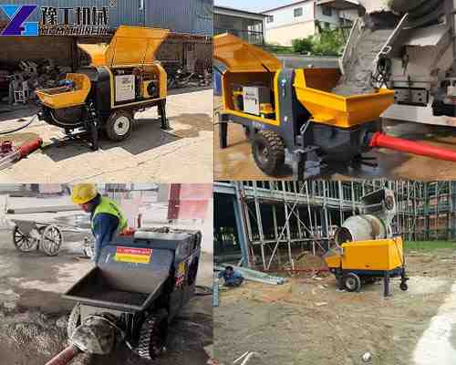 small concrete pump