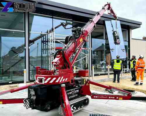 spider crane & glass sucker