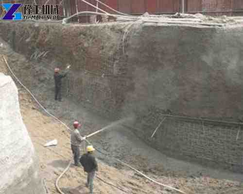 spray plaster machine for construction site