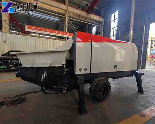 trailer mounted concrete pump in YG