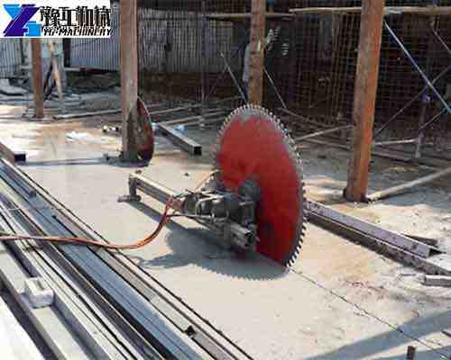 wall cutting saw usage