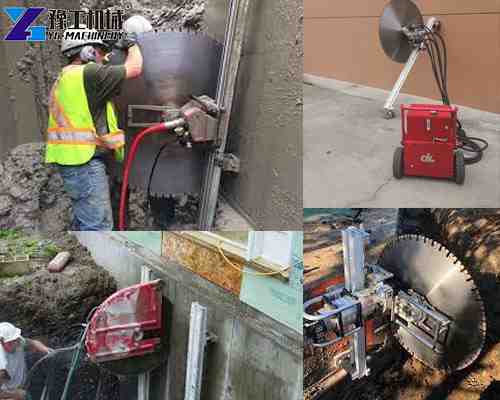 wall saw cutting use case