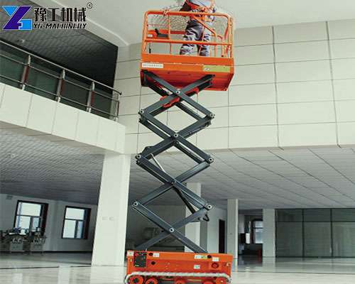warehouse scissor lift application